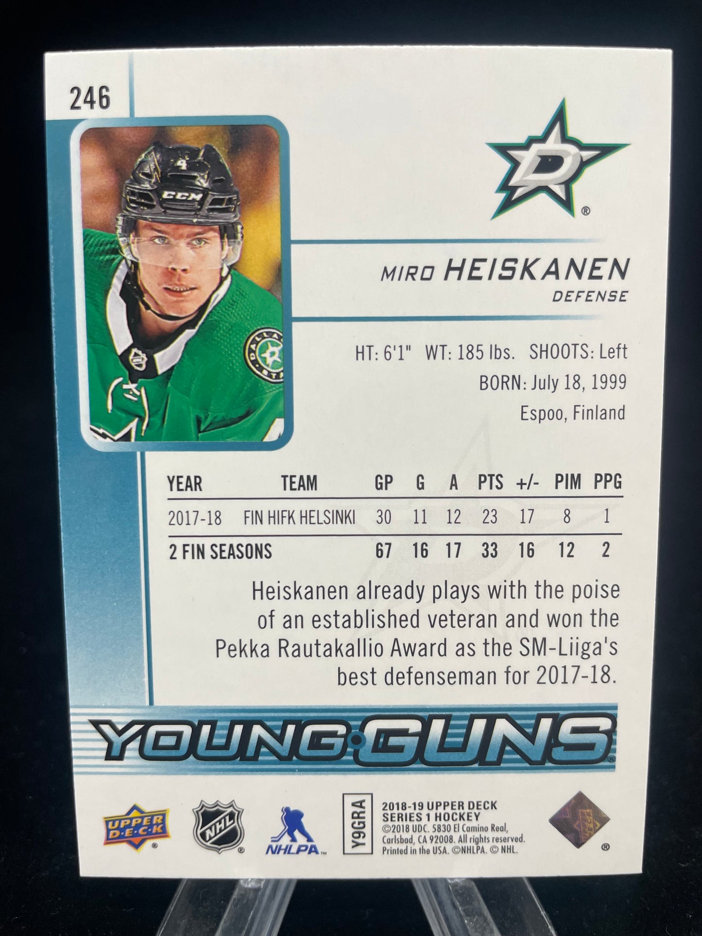 Miro Heiskanen YG Lot of 2