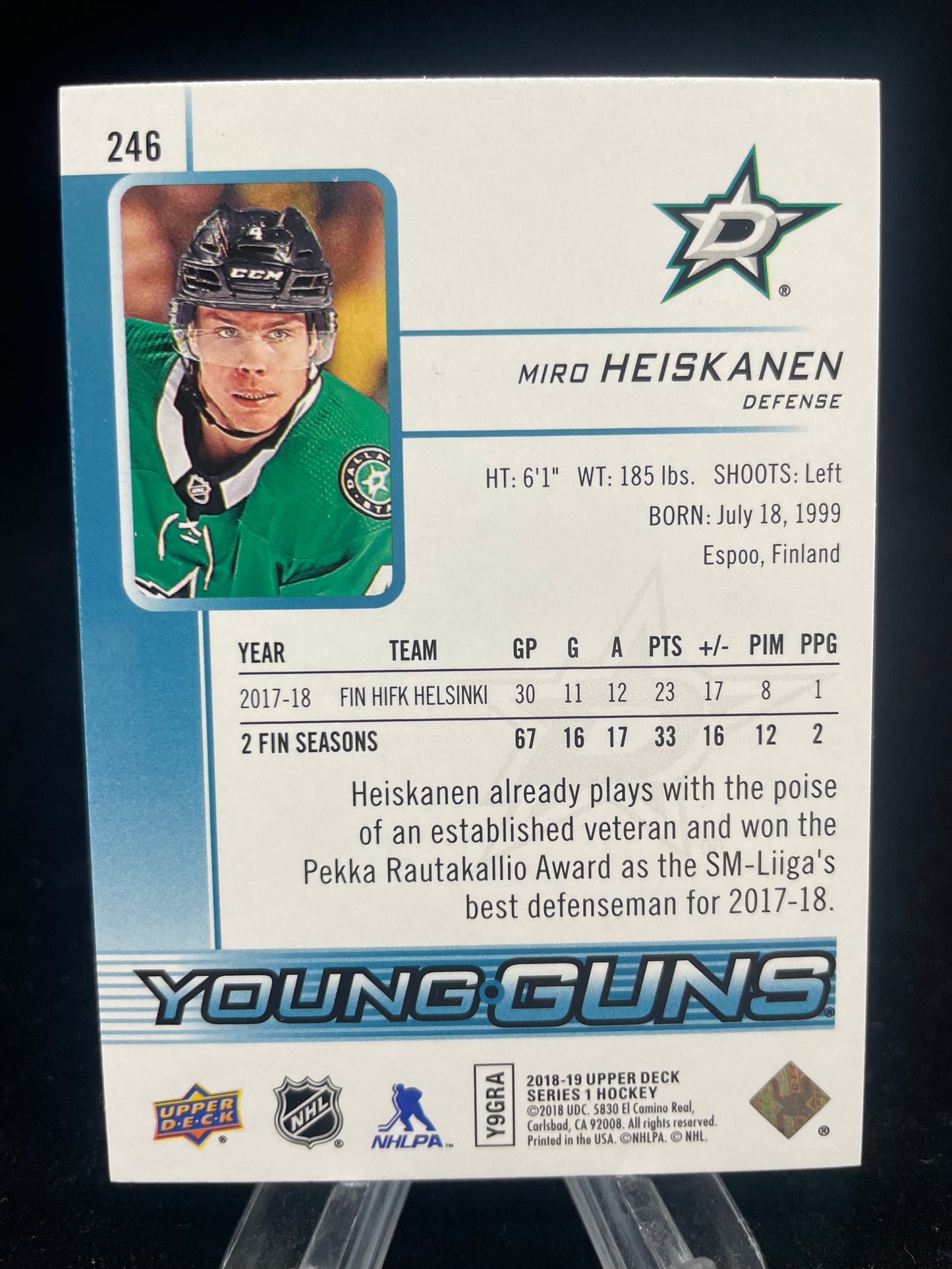 Miro Heiskanen YG Lot of 2