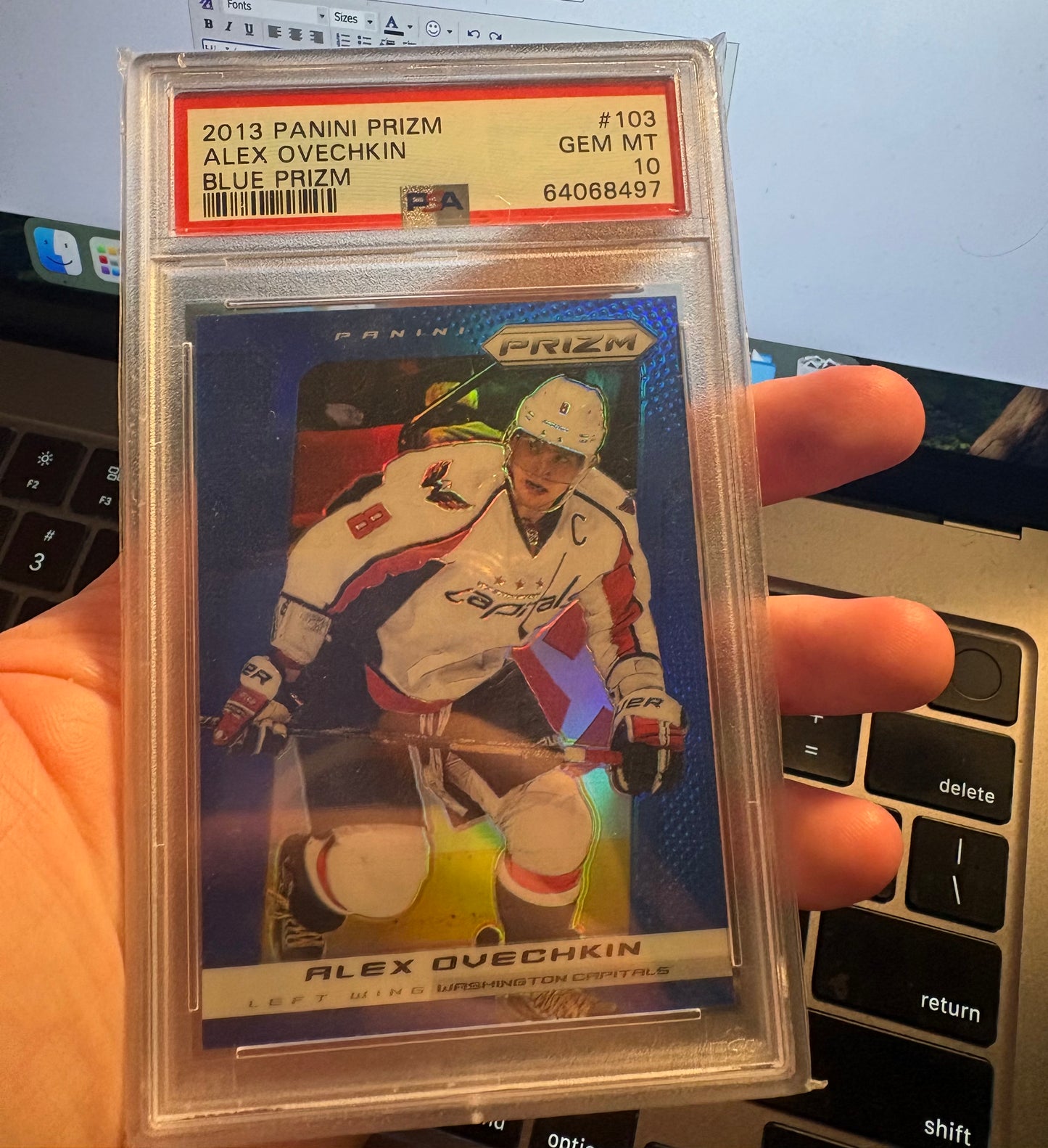 Ovechkin 2013 Blue Prizm