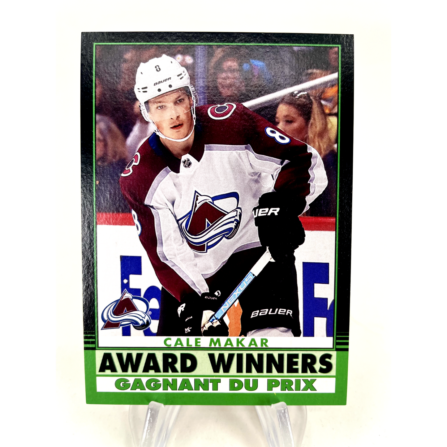 Cale Makar 2020-21 O-Pee-Chee Calder Trophy Award Winners #603 Black /100