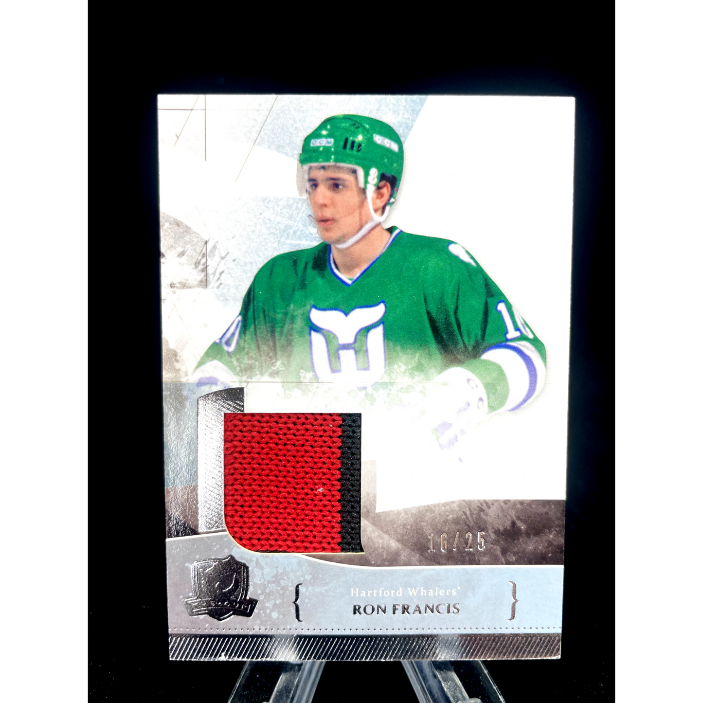 Ron Francis 2010-11 Upper Deck The Cup Silver Jersey /25 Hartford Whalers