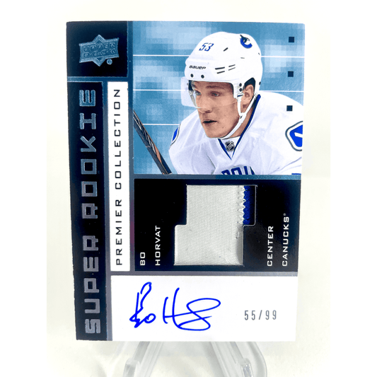 Bo Horvat 2014-15 Upper Deck Premier Super Rookie Patch Auto /99