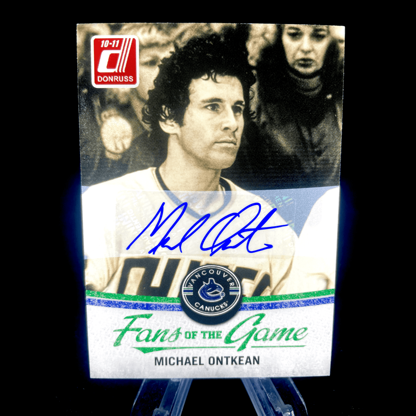 Michael Ontkean 2010-11 Donruss Fans of the Game Auto Neal Braden from Slap Shot