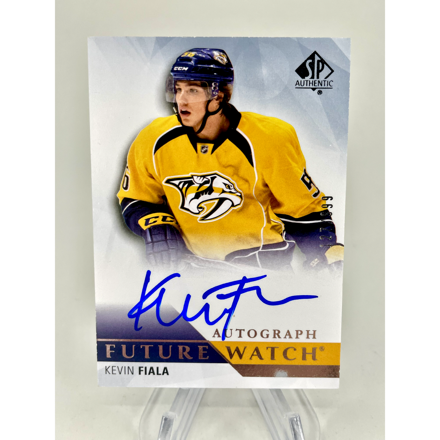 Kevin Fiala 2015-16 Upper Deck SP Authentic Future Watch Rookie Auto /999