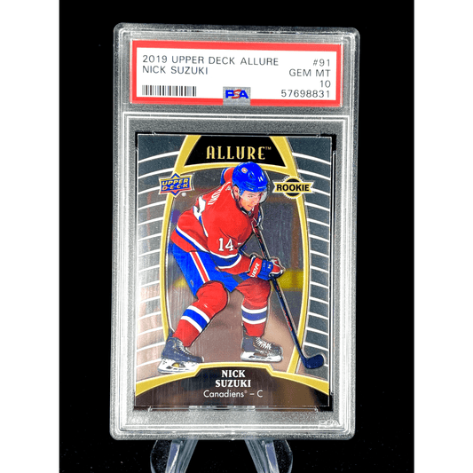 Nick Suzuki 2019-20 Upper Deck Allure Rookie Graded PSA 10 Gem Mint