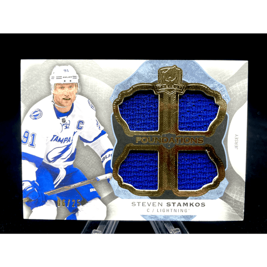 Steven Stamkos 2016-17 Upper Deck The Cup Foundations Quad Jersey /25