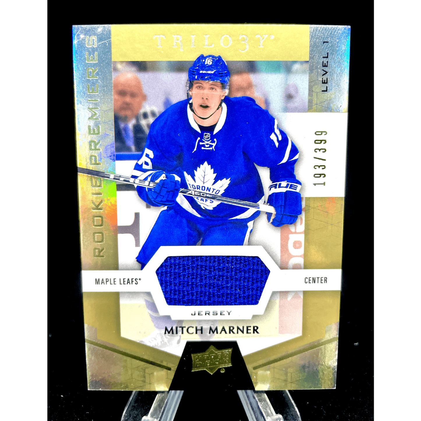 Mitch Marner 2016-17 Upper Deck Trilogy Level 1 Rookie Jersey 193/399