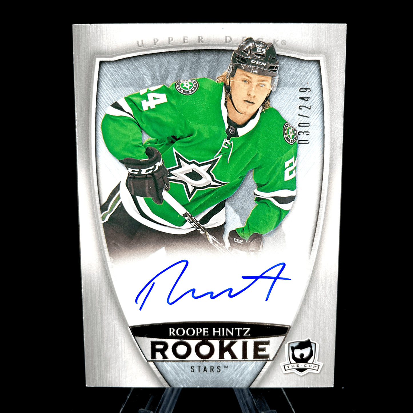 Roope Hintz 2018-19 Upper Deck The Cup Rookie Auto /249