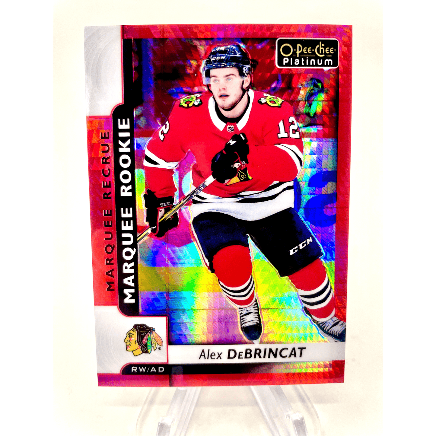 Alex Debrincat 2017-18 OPC O-Pee-Chee Platinum #152 Red Prism Rookie /199