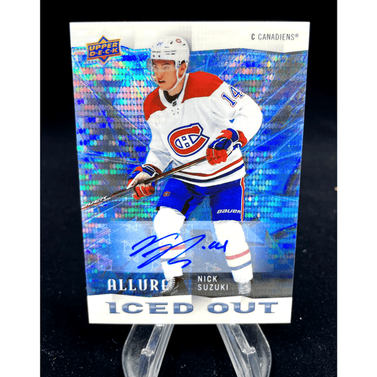 Nick Suzuki 2020-21 Upper Deck Allure Iced Auto Auto SP