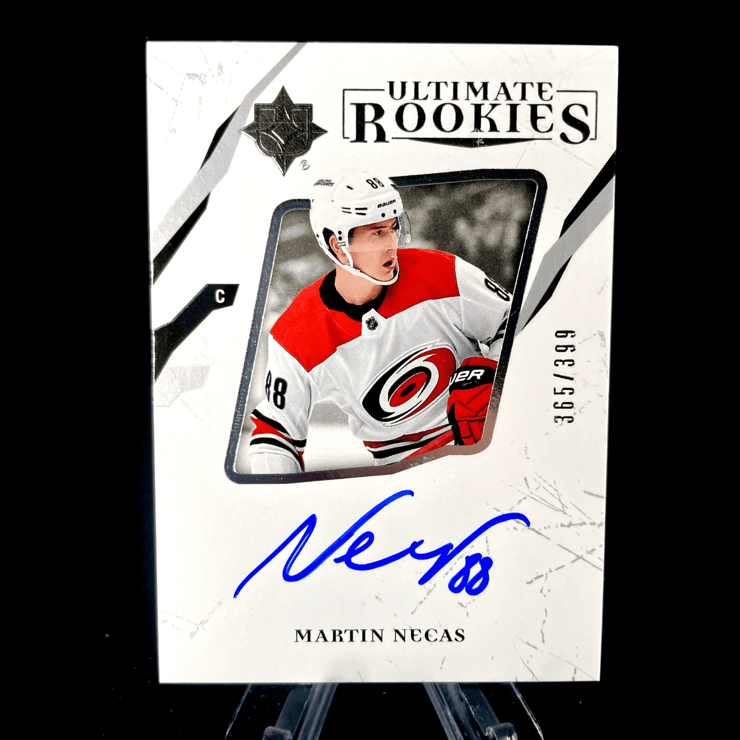 Martin Necas 2017-18 Upper Deck Ultimate Collection Rookie Auto Hard Signed /399